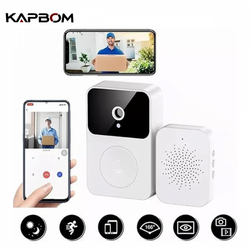 Campainha sem fio com WiFi para exterior