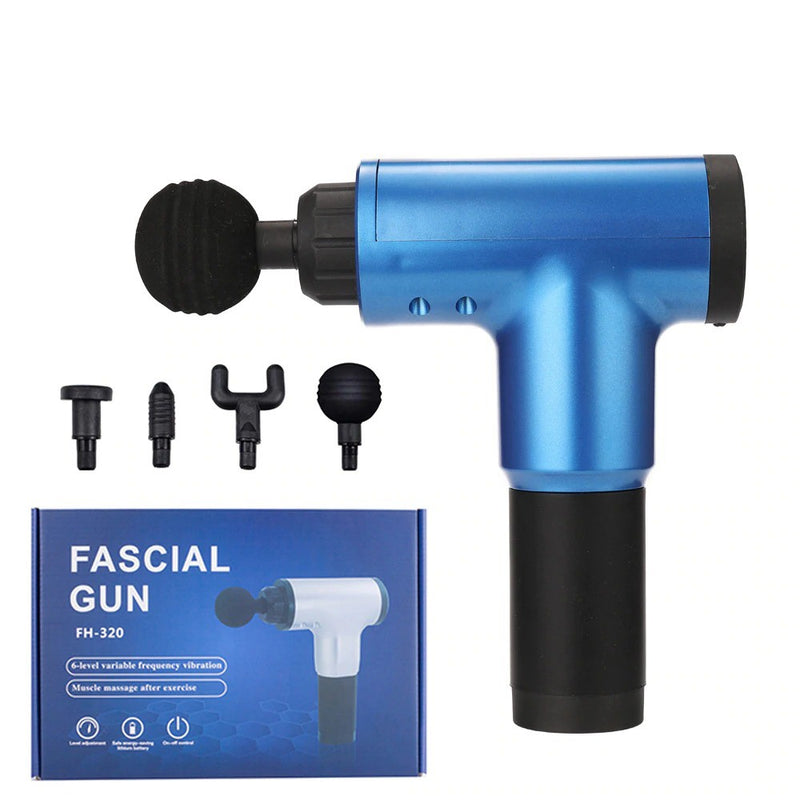 MassaRelax Pro - Pistola Massageadora Elétrica Muscular Portátil