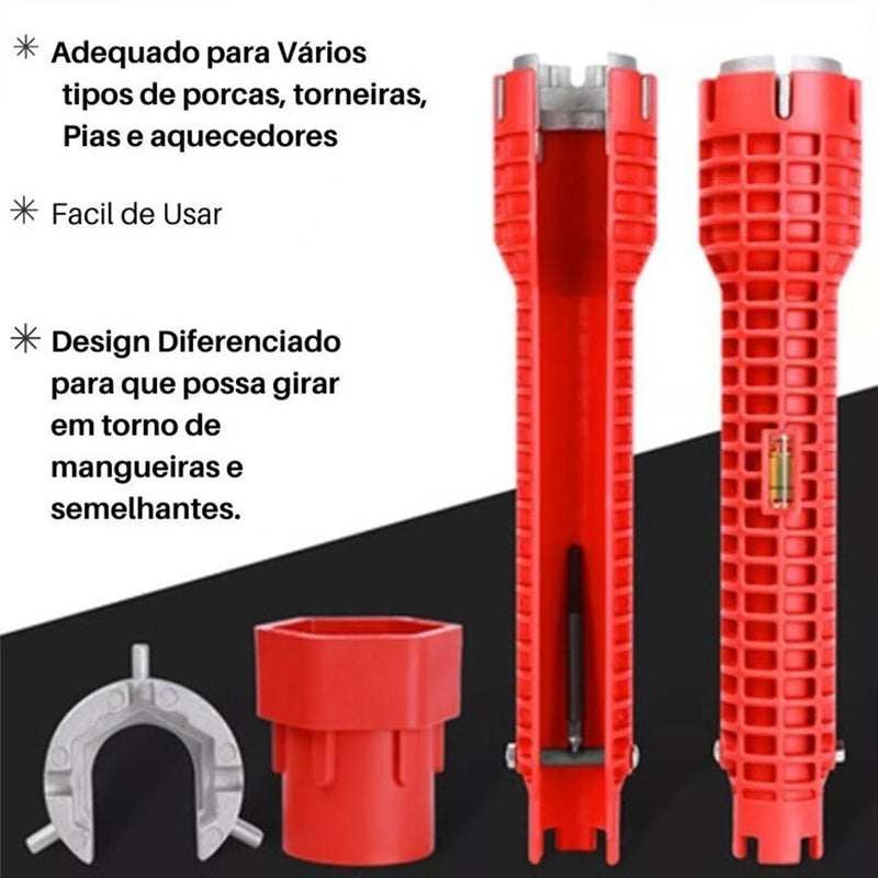 Chave Hidráulica Multifuncional 8 em 1
