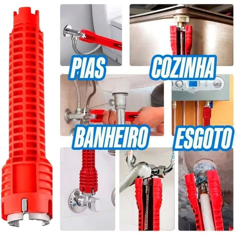 Chave Hidráulica Multifuncional 8 em 1