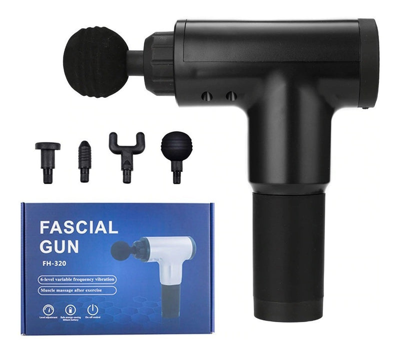 MassaRelax Pro - Pistola Massageadora Elétrica Muscular Portátil