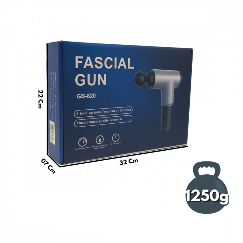 MassaRelax Pro - Pistola Massageadora Elétrica Muscular Portátil