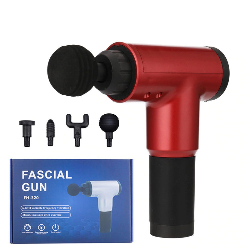 MassaRelax Pro - Pistola Massageadora Elétrica Muscular Portátil